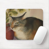 MOUSEPAD - Franse kat Muismat (Met muis)