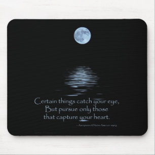 MOUSEPAD, Full Moon en Native American gezegde Muismat