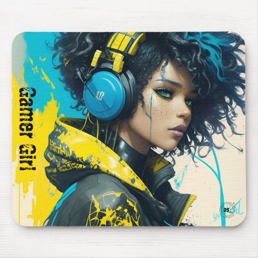 Mousepad Gamer Girl 02 Muismat (Voorkant)