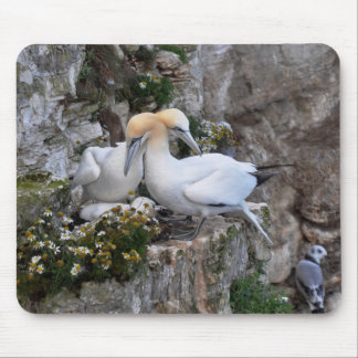 Mousepad: Gannets en bloemen Muismat