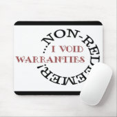 Mousepad ~ Geek Humor Muismat (Met muis)