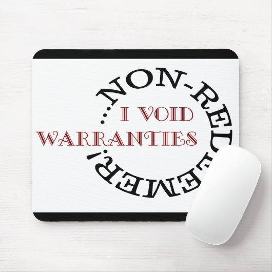 Mousepad ~ Geek Humor Muismat (Met muis)