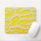 Mousepad gelb-graues Melonenmuster Muismat (Met muis)