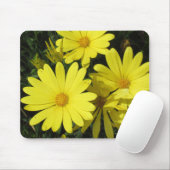 Mousepad - Gele daisies Muismat (Met muis)
