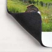 Mousepad. Gelukkige Thanksgiving-kalkoen Muismat (Hoek)