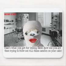 Mousepad. Gelukkige verjaardag. Alpaca