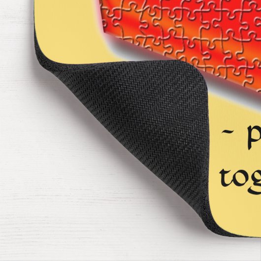 Mousepad - Genealogie - het samenvoegen van de puz Muismat (Hoek)