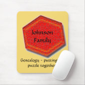 Mousepad - Genealogie - het samenvoegen van de puz Muismat (Met muis)