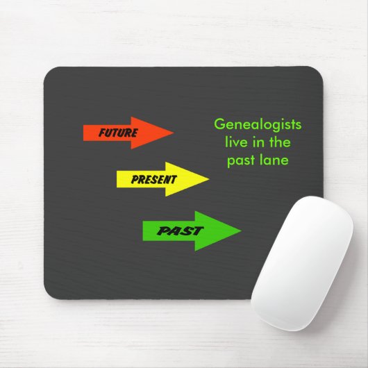 MousePad - Genealogisten wonen in het verleden Muismat (Met muis)