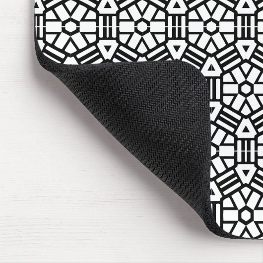 Mousepad - Geometric shapes in Hexagon Muismat (Hoek)