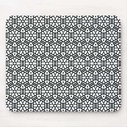 Mousepad - Geometric shapes in Hexagon Muismat (Voorkant)