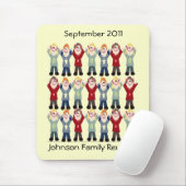 Mousepad - Gezinsreünie Muismat (Met muis)