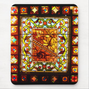 Mousepad- Glas in lood art-16 Muismat