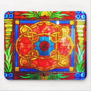 Mousepad- Glas in lood art-17 Muismat
