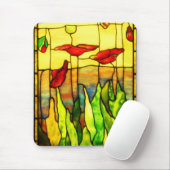 Mousepad- Glas in lood art-23 Muismat (Met muis)