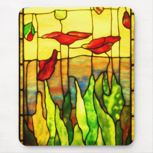 Mousepad- Glas in lood art-23 Muismat (Voorkant)