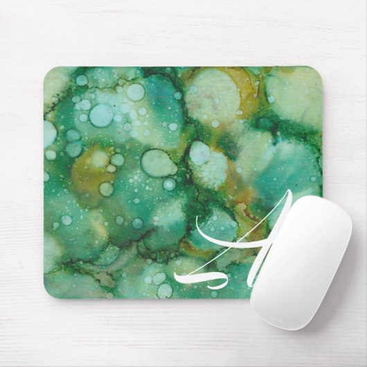 Mousepad "Gold Dusted Flower Inkblot" Muismat (Met muis)