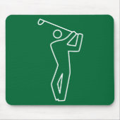 Mousepad - Golf Player Muismat (Voorkant)