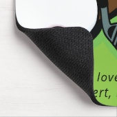 Mousepad Golfer over de Groenen Muismat (Hoek)