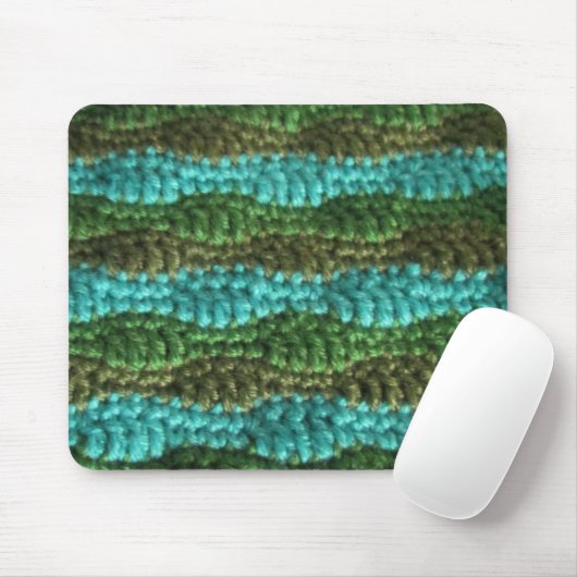 Mousepad - Golfpatroon in Groenen Muismat (Met muis)