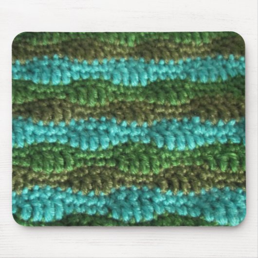 Mousepad - Golfpatroon in Groenen Muismat (Voorkant)