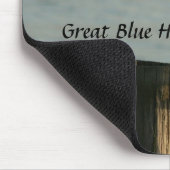 Mousepad: Great Blue Heron Muismat (Hoek)