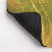 Mousepad groen geel asymmetrisch fractaal muismat (Hoek)