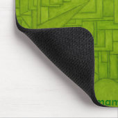 Mousepad - Groene stad Muismat (Hoek)