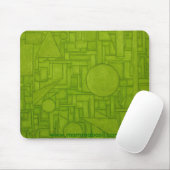 Mousepad - Groene stad Muismat (Met muis)