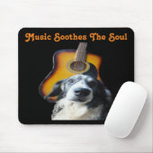 Mousepad Guitar Dog Muismat (Met muis)