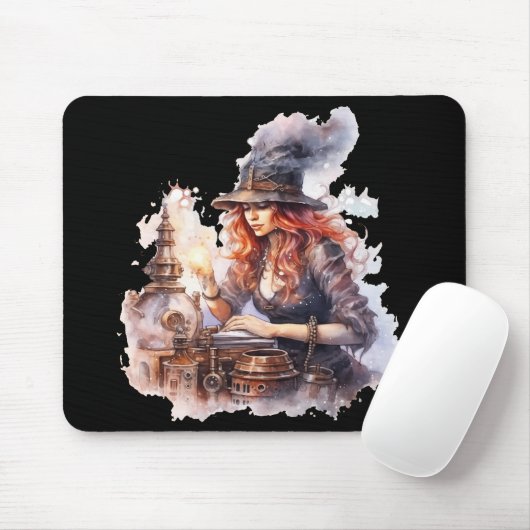Mousepad Halloween Steampunk Muismat (Met muis)