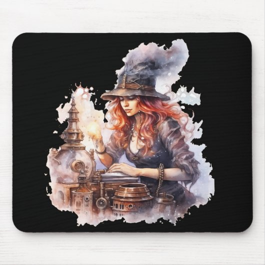Mousepad Halloween Steampunk Muismat (Voorkant)
