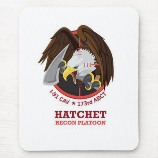 Mousepad - "Hatchet" Insignia Muismat (Voorkant)