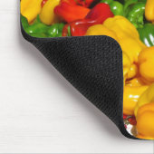 Mousepad - Helder gekleurde pepers Muismat (Hoek)