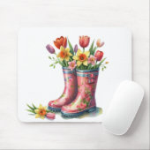 Mousepad-Hello Spring Floral Mouse Pad Muismat (Met muis)