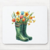 Mousepad-Hello Spring Floral Mouse Pad Muismat (Voorkant)