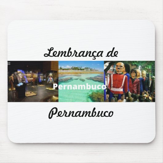 Mousepad herinnering aan Pernambuco Muismat (Voorkant)