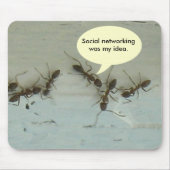 Mousepad - Het sociale netwerk was mijn idee. Muismat (Voorkant)