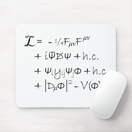 Mousepad - het standaardmodel muismat (Met muis)