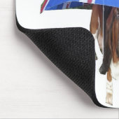 Mousepad Howling in de regen Muismat (Hoek)