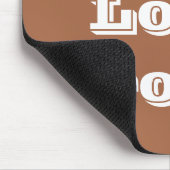 Mousepad I Love Brown Muismat (Hoek)