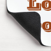 Mousepad I Love Brown Muismat (Hoek)