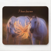 Mousepad - I love horses Muismat (Voorkant)