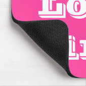 Mousepad I Love Pink Muismat (Hoek)