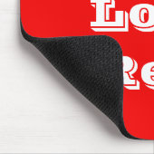 Mousepad I Love Red Muismat (Hoek)