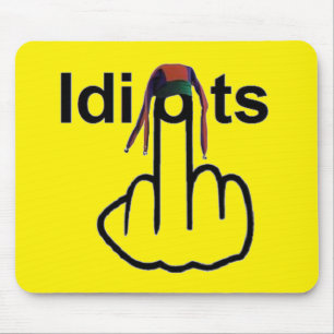 Mousepad Idiots Flip Muismat