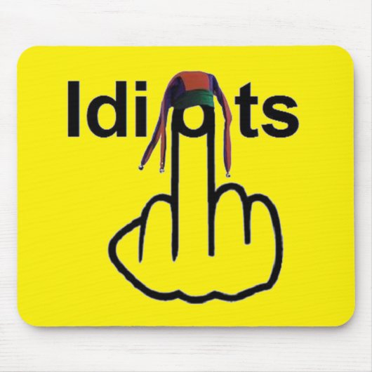 Mousepad Idiots Flip Muismat (Voorkant)