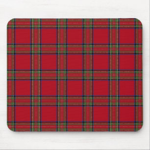 Mousepad in Royal Stewart Tartan Design Muismat