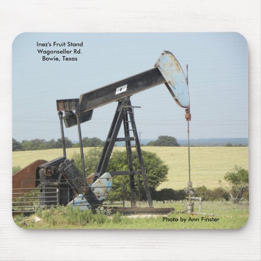 Mousepad / Inez's Fruitstandaard / Bowie, Texas Muismat (Voorkant)