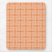 Mousepad - Interwoven Squares in Oranje Muismat (Voorkant)